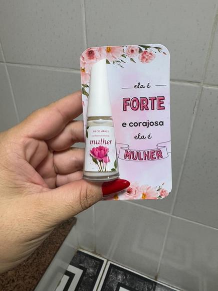 Card com Esmalte para Lembrancinha