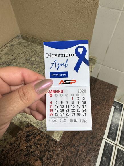 Calendário 2027 - Brinde Novembro Azul