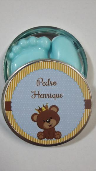 Latinha Com Pezinhos, Sabonete De Pezinho, Lembrancinha