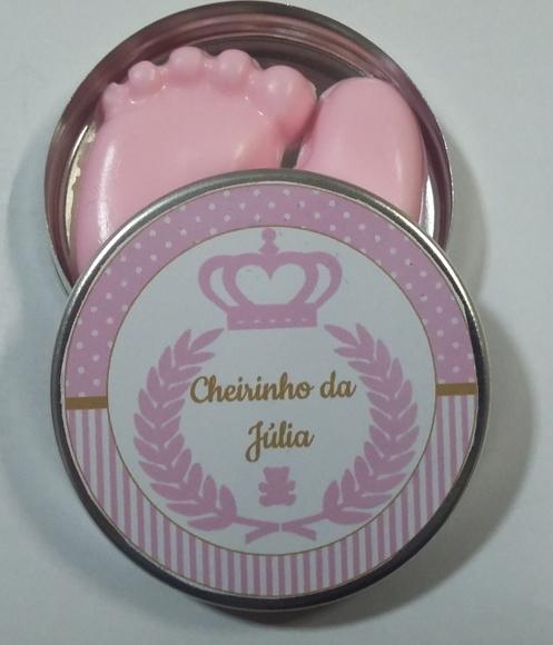 Latinha Com Pezinhos, Lembrancinha Nascimento