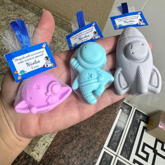 Sabonete de Astronauta Lembrancinha Astronauta Aniversário
