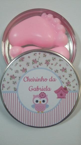 Latinha Com Pezinhos, Lembrancinha De Maternidade