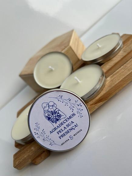 Latinha com Vela Aromática Personalizada, Casamento, Noivado