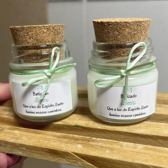 Lembrancinha Vela Perfumada, Batizado, Maternidade