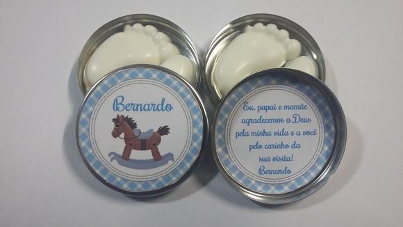 Latinha com Sabonete, Lembrancinha de Nascimento