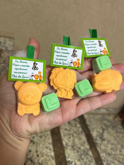 Lembrancinhas de Sabonetes do Safari