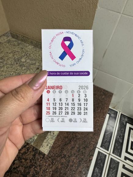 Mini Calendário para Brinde