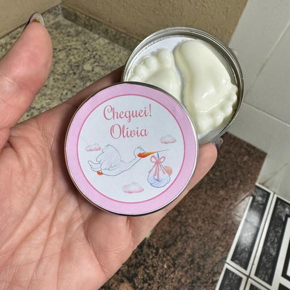 Latinha com Pezinhos de Sabonete