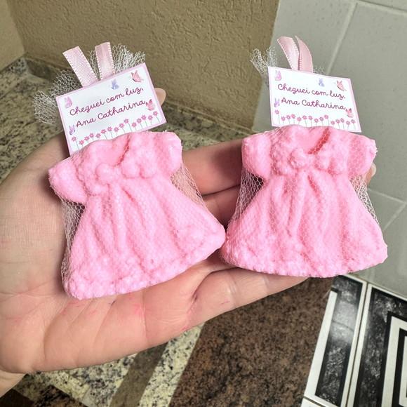 Sabonete Vestidinho Personalizado Lembrancinha Maternidade