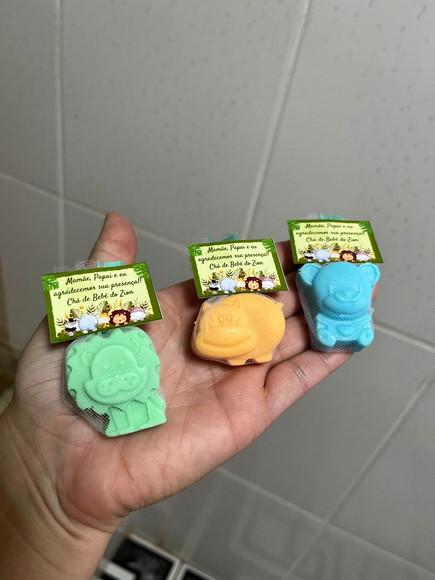 Lembrancinha Safari, Sabonete de Safari, Lembrancinha Chá