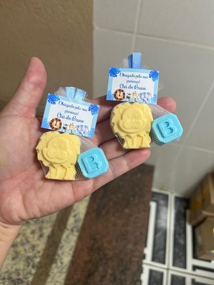 Sabonete Leãozinho, Leão Lembrancinha Safari com Inicial