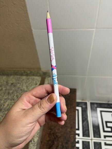 Lápis Personalizado Outubro Rosa e Novembro Azul