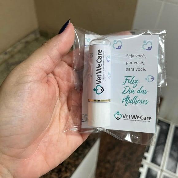 Manteiga de Cacau com Card, Dia da Mulher, Lembrancinha