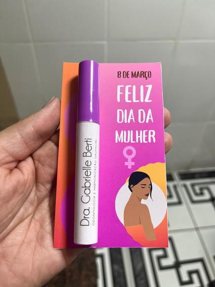 Lip Gloss Labial, Gloss Labial Transparente com Cartão