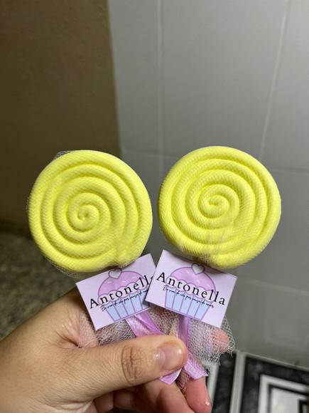 Lembrancinha de Nascimento, Pirulito de Sabonete, Chá