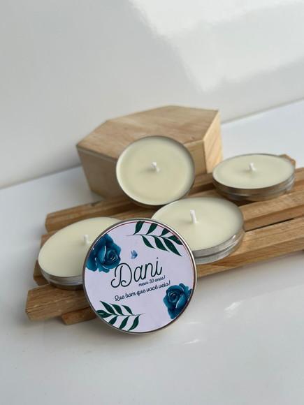 Latinha com Vela Aromática Personalizada, Casamento, Noivado