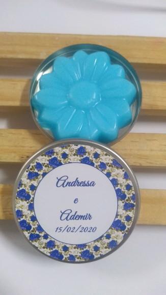 Latinha Com Flor, Lembrancinha Noivado, Casamento
