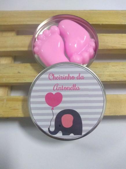 Latinha Com Pezinhos, Lembrancinha Nascimento, Maternidade