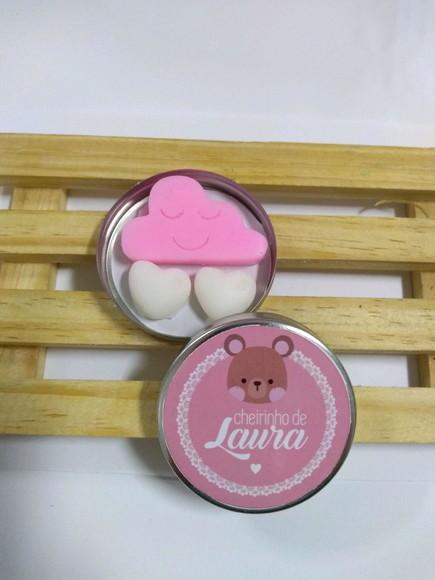 Latinha Com Sabonete De Nuvem, Lembrancinha Chuva De Amor
