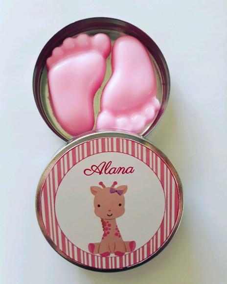 Lembrancinha De Maternidade, Latinha Com Pezinhos