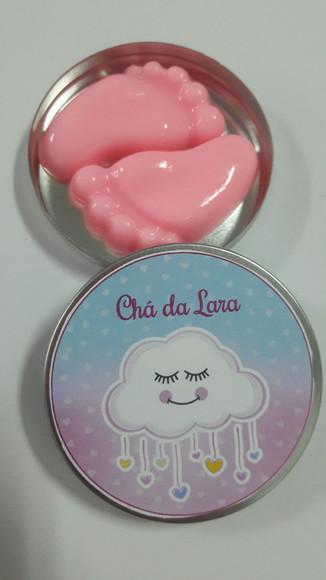 Latinha Com Pezinhos, Lembrancinha Chá Chuva De Amor