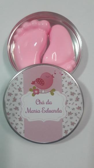 Latinha Com Pezinhos, Tema Passarinho, Maternidade
