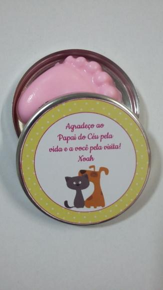 Latinha Com Pezinhos, Lembrancinha De Chá De Bebê