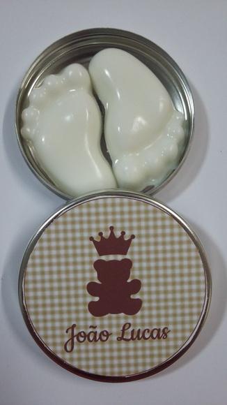 Latinha Com Pezinho, Lembrancinha Pezinhos, Nascimento