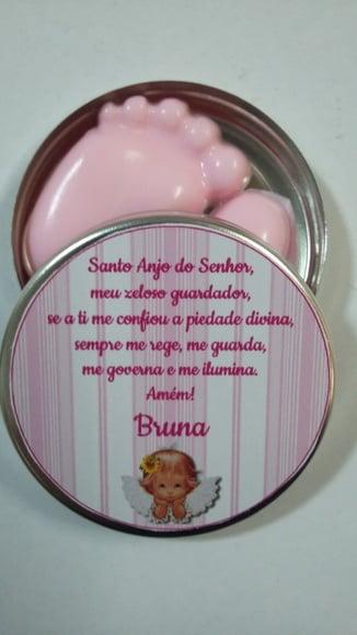 Latinha Com Pezinhos, Lembrancinha De Nascimento