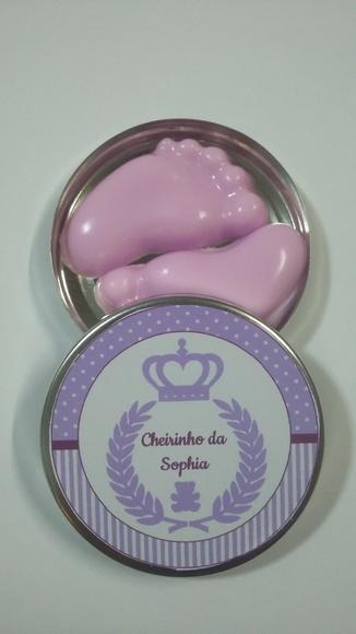 Latinha Com Pezinhos, Sabonete De Pezinho, Lembrancinha