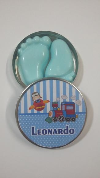 Latinha Com Sabonete De Pezinho, Lembrancinha Maternidade