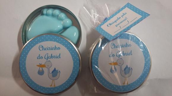 Latinha Com Pezinhos, Lembrancinha De Maternidade