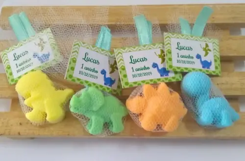 Sabonete de Dinossauro, Lembrancinha Dino, Aniversário