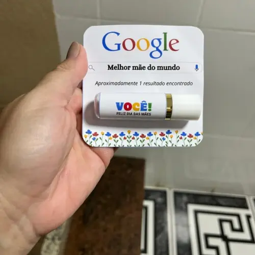 Lembrancinha Dia das Mães, Manteiga de Cacau com Card