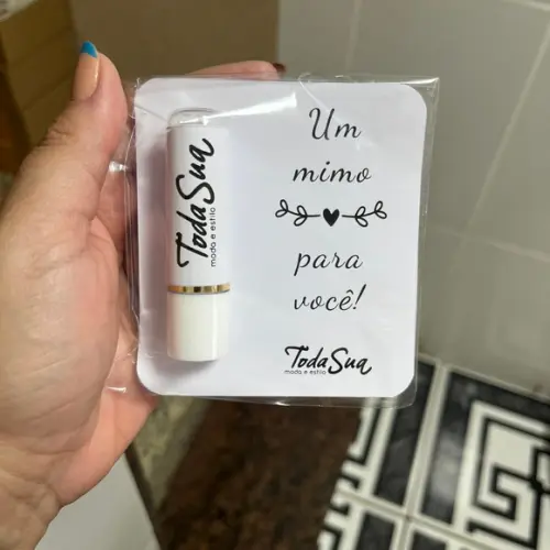 Manteiga de Cacau Personalizada, Lembrancinha Dia da Mulher