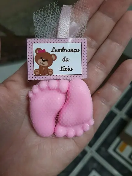 Sabonete De Pezinho | Lembrancinha Nascimento | Chá De Bebê