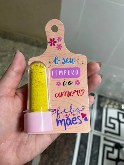 Tábua com Tempero | Lembrancinha Dia das Mães | Mimo Mãe