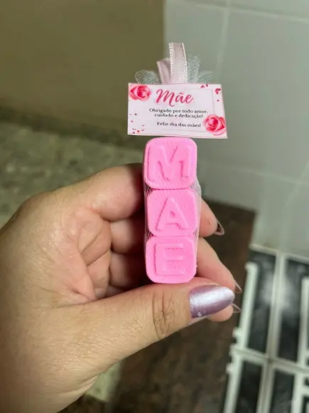 Sabonete Mãe | Lembrancinha Dia das Mães Artesanal  | Brinde Corporativo