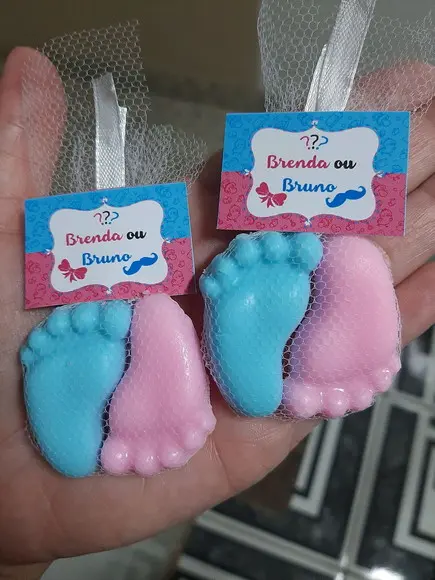 Sabonete De Pezinho, Lembrancinha Revelação, Chá De Bebê