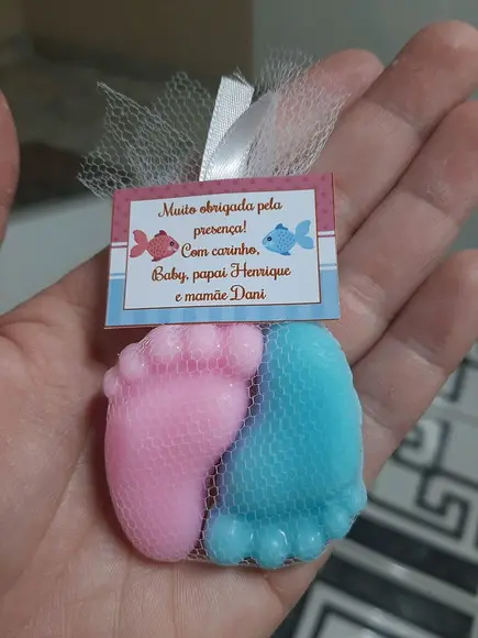 Sabonete Pezinho, Lembrancinha Chá Revelação, Nascimento