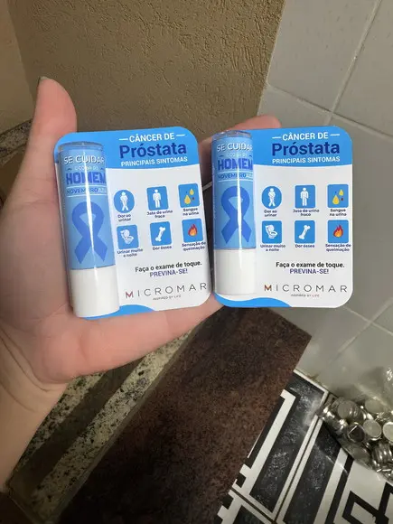 Brinde Corporativo Novembro Azul, Lembrancinha Homens