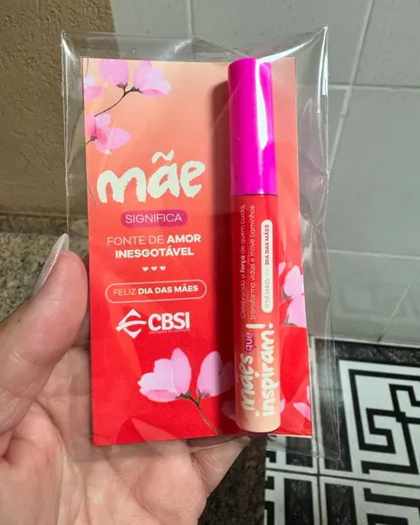Lip Gloss Dia das Mães Brinde Corporativo Dia das Mães
