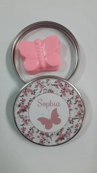 Latinha Com Borboleta, Lembrancinha Jardim