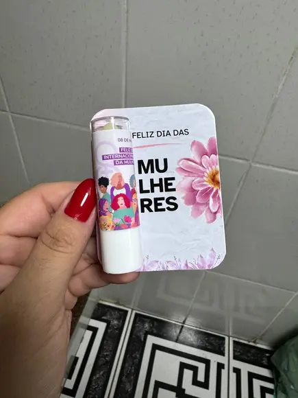 Mimo Dia das Mulheres Card com Manteiga de Cacau