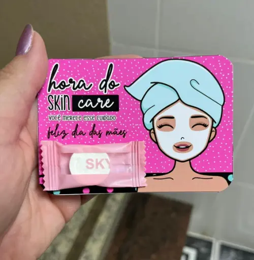Brinde Skincare Dia das Mães, Lembrancinha, Mimo Mãe
