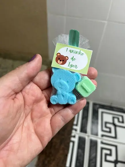 Sabonete de Ursinho, Maternidade, Lembrancinha Ursinha, Chá