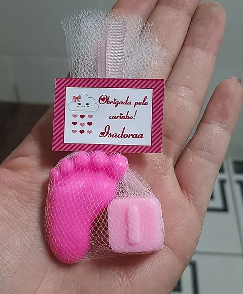 Sabonete De Pezinho Com Letra, Lembrancinha Nascimento, Chá