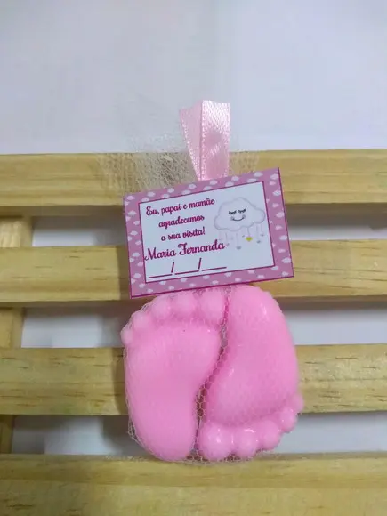 Lembrancinha De Nascimento, Sabonete De Pezinhos