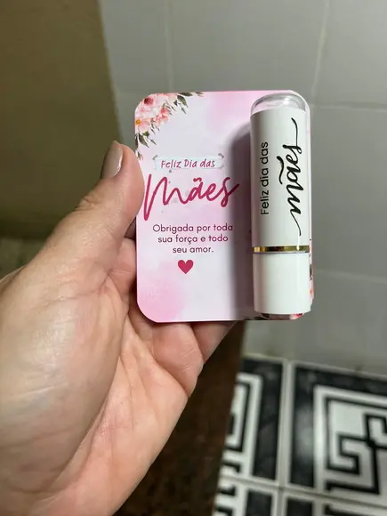 Manteiga de Cacau com Card, Dia da Mães, Lembrancinha