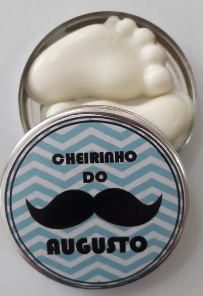 Latinha Com Pezinhos, Lembrança Chá De Fraldas